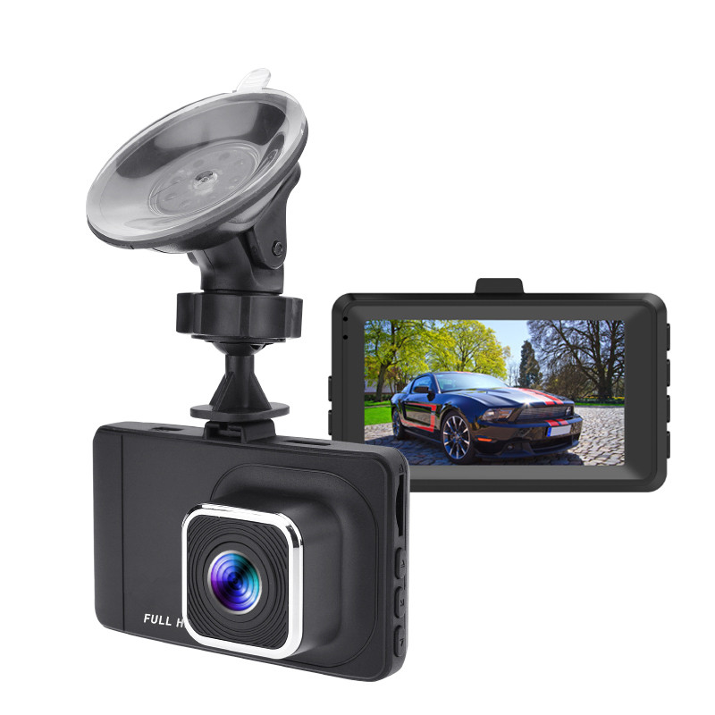 Private Design T418 car video recorder camera with 3.0 IPS display starlight nig