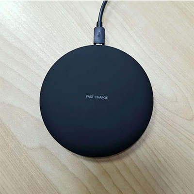 Promotional gifts OEM 2-in-1 wireless charger with cable 10W matte wireless char